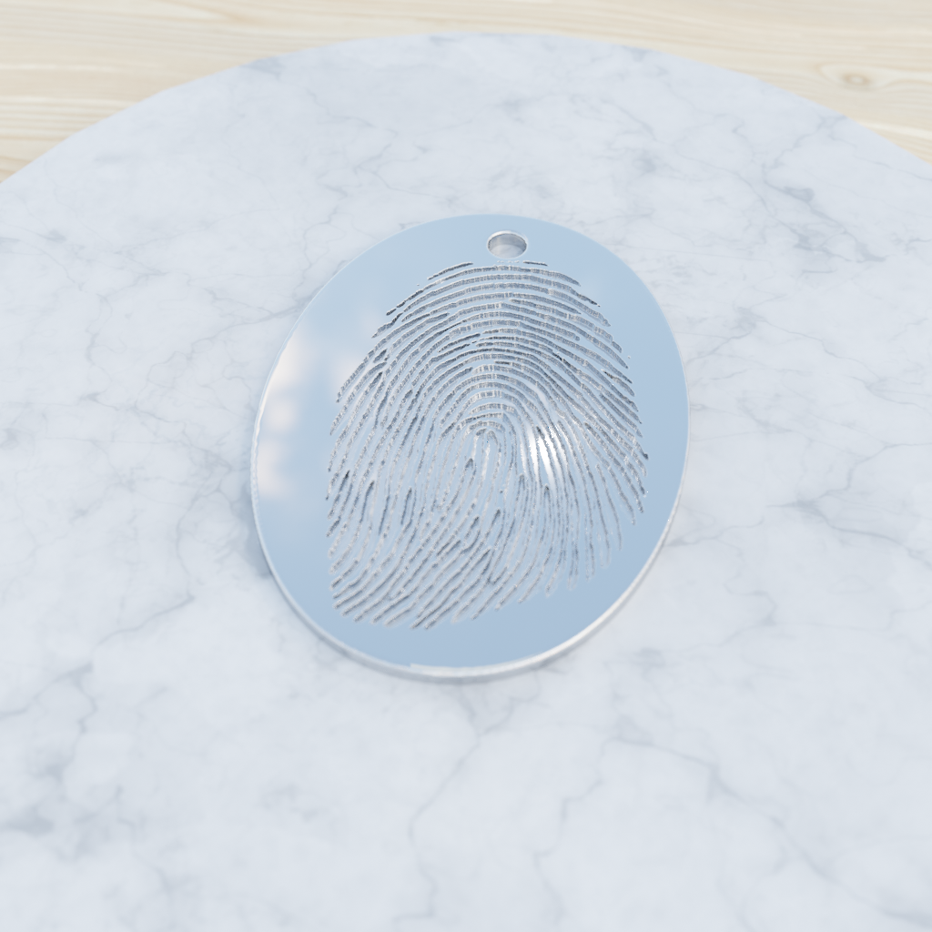 Round Charm in Solid 10k Gold
